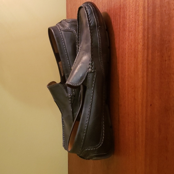 HOST pick🔥 Clarks Driving Moc black Leather Men Size 10 - Picture 3 of 9